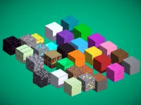 Minecraft Cube Puzzle background