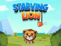 Starving Lion background
