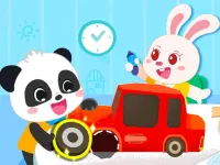 Baby Panda Kindergarten background