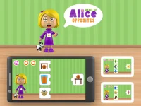 World of Alice - Opposites game background