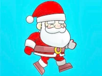 Santa Runner Game background