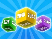 Merge Cubes 2048 3D background