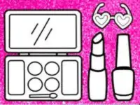 Glitter Beauty Coloring And Drawing - Art Game background