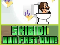 Skibidi Run Fast Run background