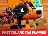 Pretzel and the puppies Jigsaw Puzzle background