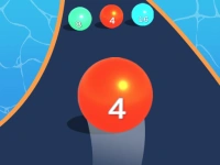 Color Ball Run 2048 background