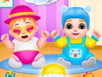 Twin Baby Care background