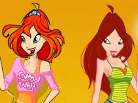 Bloom and Flora Dress Up background