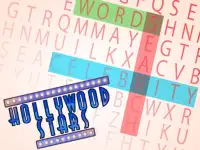 Words Search : Hollywood Stars background