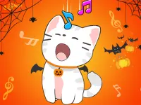 Duet Cats Halloween Cat Music background
