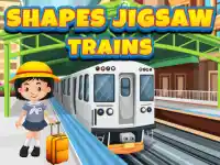 Shapes Jigsaw Trains background