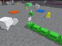 Slither Blocky Snake 3D background