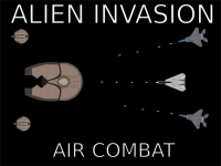 Air Combat. Alien Invasion background
