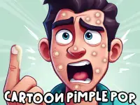 Cartoon Pimple Pop background