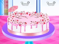 Cherry Blossom Cake Cooking - Food Game background