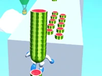 Watermelon Run 3d background
