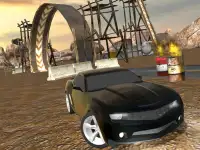 Muddy Village Car Stunt background
