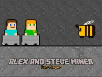 Alex and Steve Miner Two Player background