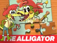 Arlo the Alligator Boy Jigsaw Puzzle background