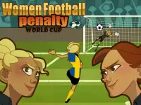 Women Football Penalty Champions background