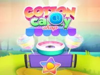 Funny Cotton Candy Shop background