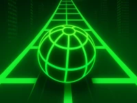 Neon Ball Slope background