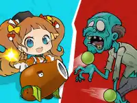 Plant Girl Defense Zombie background
