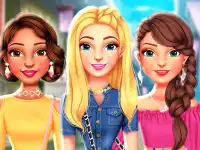 BFFs Trendy Squad Fashion background
