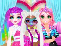 Miss Charming Unicorn Hairstyle background