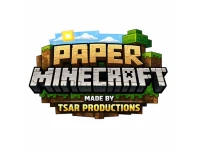Paper Minecraft background