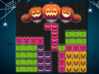Blocks Puzzle Halloween background