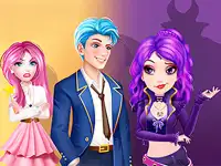 Magic Highschool Love Story background