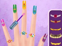 Sisters Nails Design 2 background