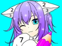 Anime Manga Coloring Book - Art Game background