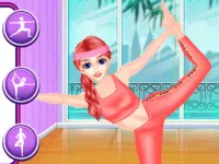 Fashion Girl Fitness Plan background