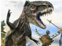 DINOSAUR HUNTING DINO ATTACK Jigsaw background
