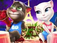 Talking Tom and Angela Coloring background