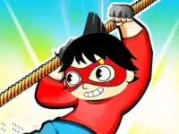 Zipline Rescue Adventure Game background