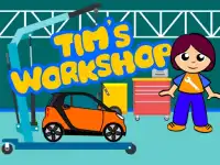 Tims Workshop: Cars Puzzle background