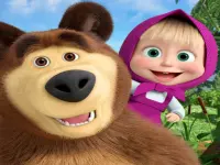 Masha And Bear Jigsaw Puzzle background