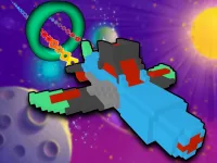 Hovering Spaceship background