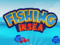 Fishing in Sea background