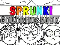 Sprunki Coloring Book game background