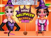 Make Halloween Dessert Plate background