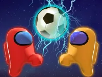 2 Player Among Soccer background