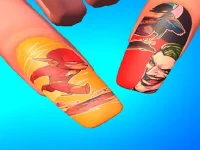 Superhero Nail Salon background