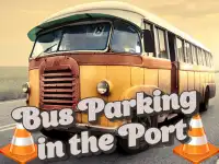 Bus Parking in the Port background