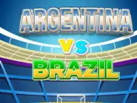 Match Football Brazil or Argentina background