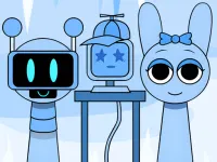 Huggy Mix Sprunki Music Box background