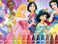 Princess Coloring background